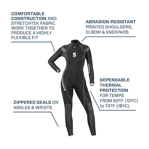 스쿠버프로 Scubapro Definition Steamer 5mm Women's Wetsuit