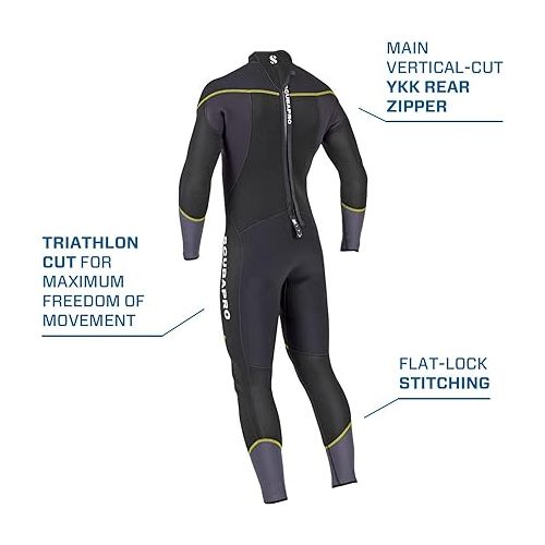 스쿠버프로 Scubapro Sport Steamer 3mm Back-Zip Men's Wetsuit