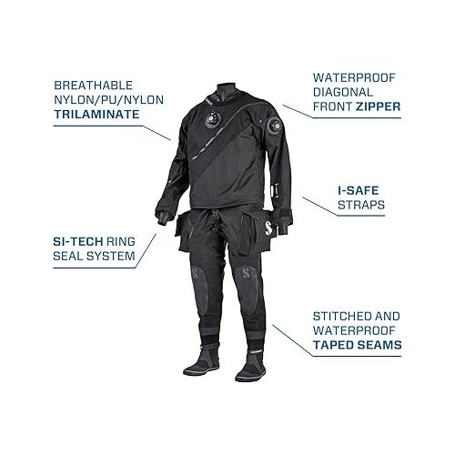 스쿠버프로 Scubapro Evertech Dry Breathable Mens Drysuit