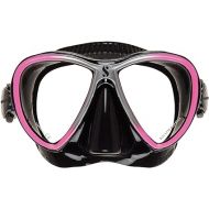 ScubaPro Synergy Trufit Twin Dive Mask (Black / Pink)