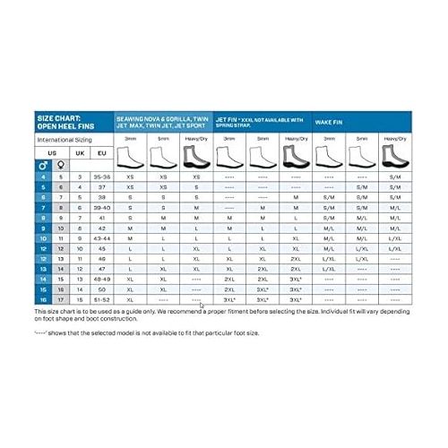 스쿠버프로 ScubaPro Seawing Nova Full Foot Fins