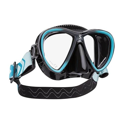 스쿠버프로 SCUBAPRO Synergy Trufit Twin Dive Mask (Yellow/Silver)