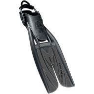 Scubapro Twin Jet Max Open Heel Split Fins, BK-SM