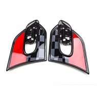 Side Scuttle Lamp Light Pattern Fender Panel Frame Cover Trim ABS for Mini Cooper F55 Hardtop F56 Hatchback (JCW)