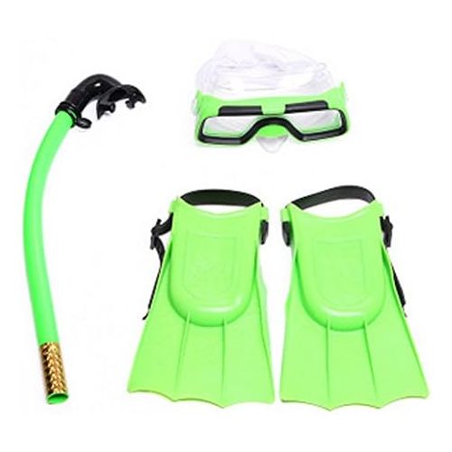  Sdkmah9 Kids Scuba Maske Schnorchel Set, drei Sets Tube Schnorchel Maske Anti Nebel Schwimmbrille Brille fuer Kinder Schwimmen Pool Tauchen gewebter Fuss Set