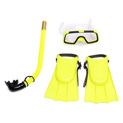  Sdkmah9 Kids Scuba Maske Schnorchel Set, drei Sets Tube Schnorchel Maske Anti Nebel Schwimmbrille Brille fuer Kinder Schwimmen Pool Tauchen gewebter Fuss Set