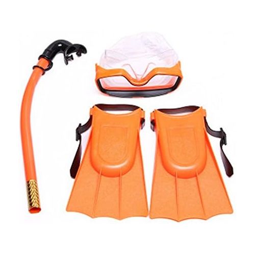  Sdkmah9 Kids Scuba Maske Schnorchel Set, drei Sets Tube Schnorchel Maske Anti Nebel Schwimmbrille Brille fuer Kinder Schwimmen Pool Tauchen gewebter Fuss Set