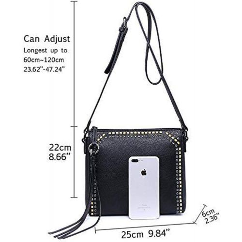  seOSTO Medium Women Crossbody Purse Bag with Tassel