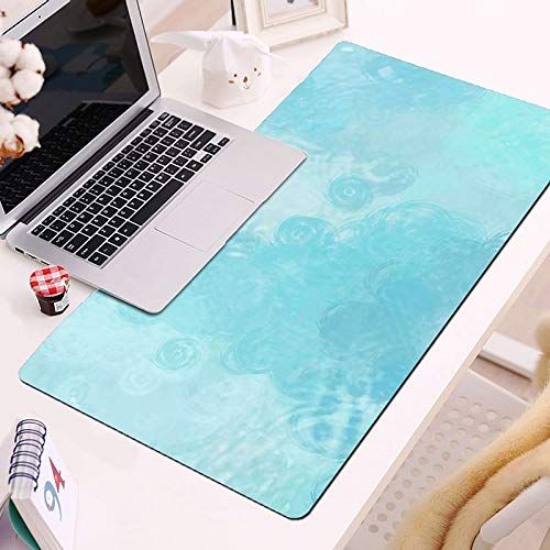  SeSDY Game Mouse Pad Large Simple Water Color Non-Slip Rubber Base Computer Laptop Large Table Pad Keyboard Pad (Color : 8, Size : 400 x 800mm)