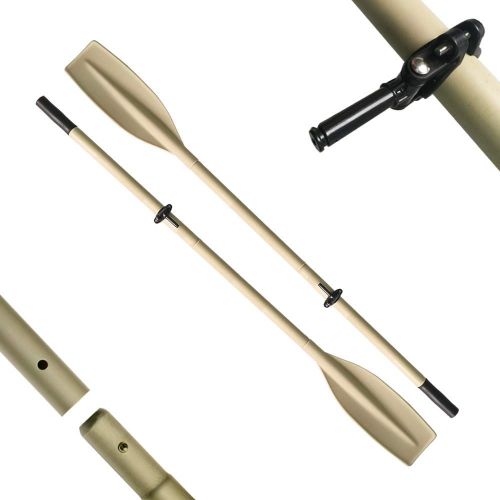  Sea Oceansouth Heavy Duty Pair of Oars 8.5ft Long with Oar Locks, Split Shaft