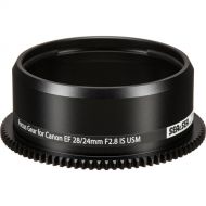 Sea & Sea Focus Gear for Canon EF 24mm or 28mm f/2.8 IS USM in Lens Port on MDX or RDX Housing