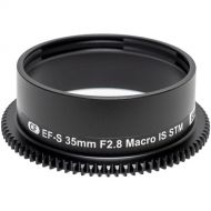 Sea & Sea Focus Gear for Canon EF-S 35mm F2.8 Macro IS STM in Lens Port on MDX or RDX Housing