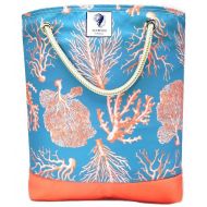 Sea By Day Solana Beach MEDIUM BEACH BAG Tote Bag for Women, Colorful Waterproof totes
