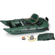Sea Eagle 285 Frameless Inflatable 9’ Pontoon Fishing Boat - 1 Person- Lightweight, Portable-Perfect for Hunting & Fishing-Sets up in 5 Minutes