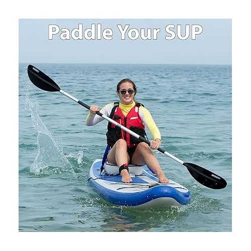 씨이글 Sea Eagle 4 Part Easy Pack Kayak Paddle (7'10