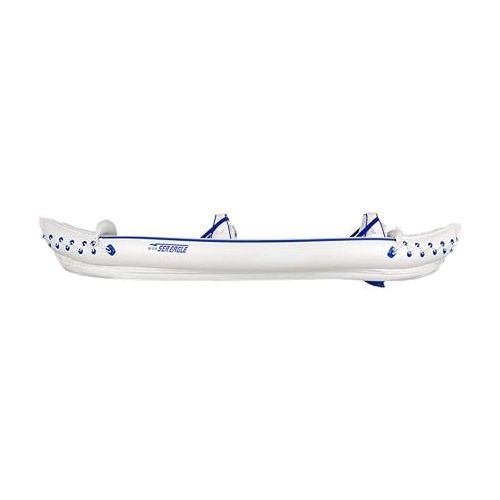 씨이글 Sea Eagle 370 Pro 3 Person Inflatable Kayak Fishing Boat Canoe Paddles (2 Pack)