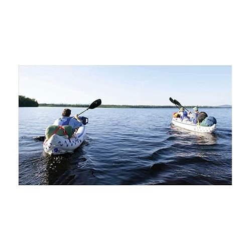 씨이글 Sea Eagle 370 Pro 3 Person Inflatable Kayak Fishing Boat Canoe Paddles (2 Pack)