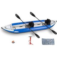 Sea Eagle 420X Explorer Inflatable Kayak- Fishing, Touring, Camping, Exploring &White Watering-Self Bailing, Removable Skeg, Drop Stitch Floor