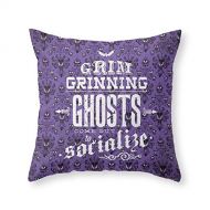 Sea Girl Soft Haunted Mansion - Grim Grinning Ghosts Throw Pillow Indoor Cover Pillow Case For Your Home