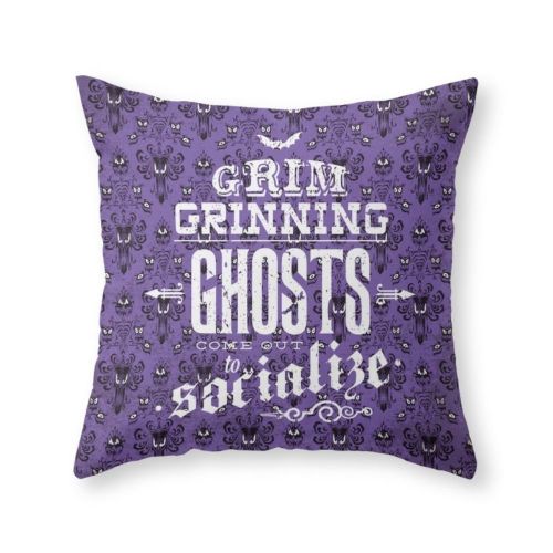  Sea Girl Soft Haunted Mansion - Grim Grinning Ghosts Throw Pillow Indoor Cover Pillow Case For Your Home