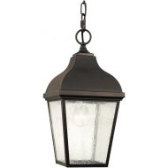 Feiss OL4011ORB Terrace Outdoor Lighting Pendant Lantern, Bronze, 1-Light (8W x 17H) 150watts