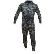 Sea Sports Wetsuit Spearfishing Camouflage Green Camo 3mm Back Zip Jumpsuit Fullsuit