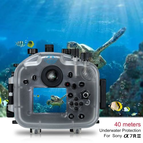  Sea frogs 130ft40m Underwater Camera Housing Waterproof Case for Sony A9