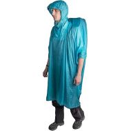 Sea to Summit Ultra-SIL Nano Tarp Poncho 4-in-1 Raincoat, Pack Cover, Groundsheet, and Shelter, Pacific Blue