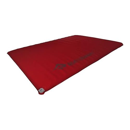  Sea to Summit Comfort Plus Self-Inflating Foam 2-Person Camping Mattress, Crimson Red