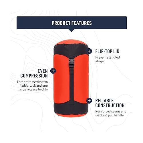  Sea to Summit Lightweight Compression Sack, Space-Saving Outdoor and Travel Storage