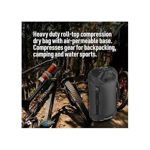  Sea to Summit eVac Heavy Duty Compression Dry Bag, Waterproof Dry Storage, 20 Liter