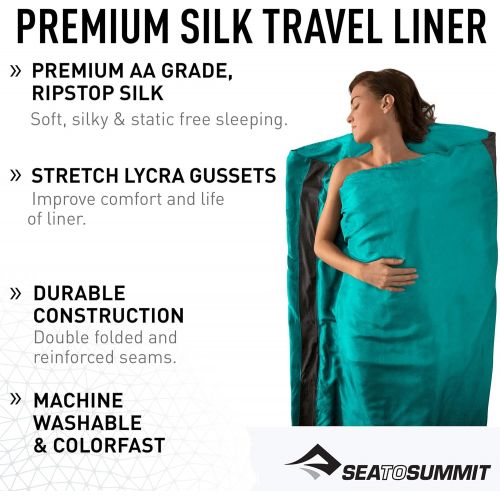  Sea to Summit Premium Silk Travel Liner