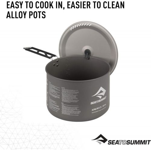  Sea to Summit Alpha Lightweight Aluminum Camping Cook Pot