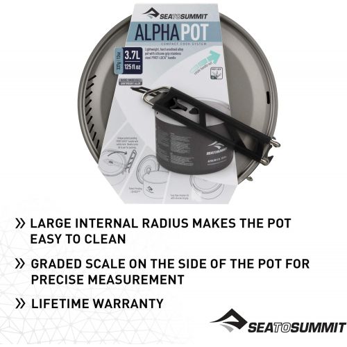  Sea to Summit Alpha Lightweight Aluminum Camping Cook Pot