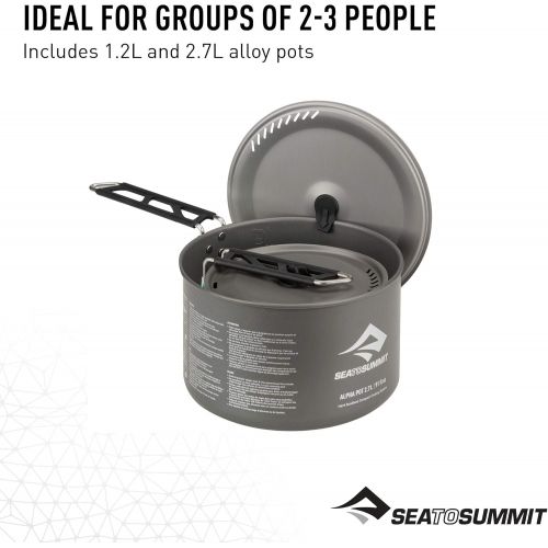  Sea to Summit Alpha Lightweight Aluminum Camping Cook Pot