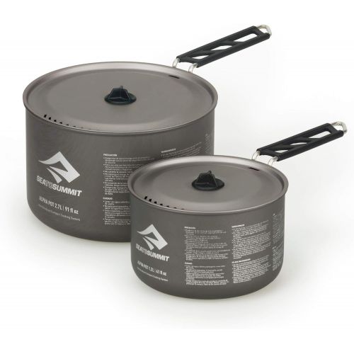  Sea to Summit Alpha Lightweight Aluminum Camping Cook Pot