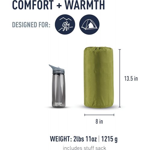  Sea to Summit Camp Self-Inflating Foam Sleeping Mat for Camping and Backpacking, Rectangular - Large (79 x 25 x 1.5 inches)