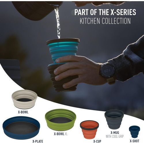  Sea to Summit X-Brew Collapsible Camping Coffee Dripper with Reusable Steel Filter