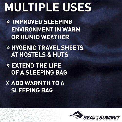  Sea to Summit Premium Silk Sleeping Bag Liner