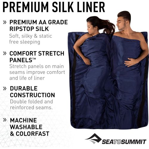  Sea to Summit Premium Silk Sleeping Bag Liner