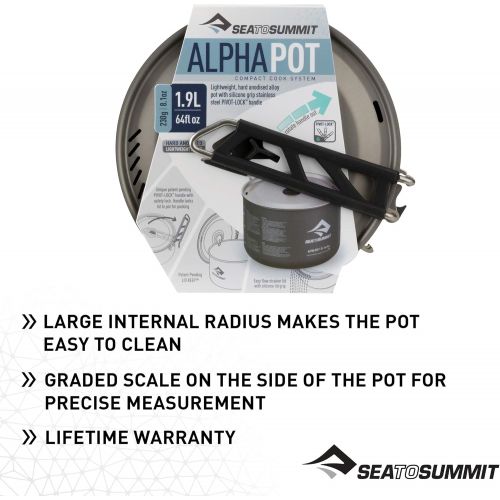  Sea to Summit Alpha Lightweight Aluminum Camping Cook Pot