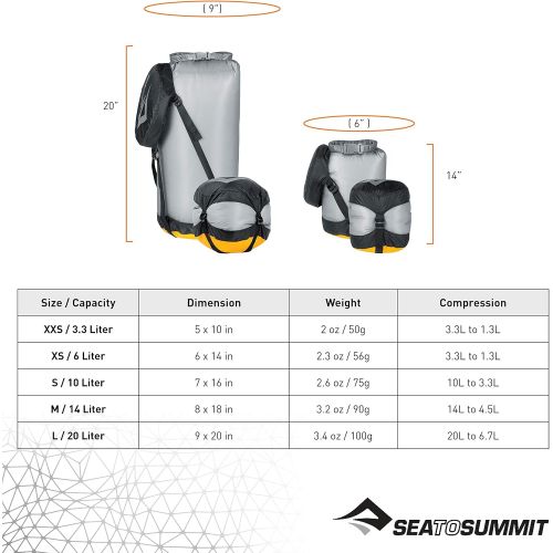  Sea to Summit Event Compression Dry Sack, Sleeping Bag Dry Bag