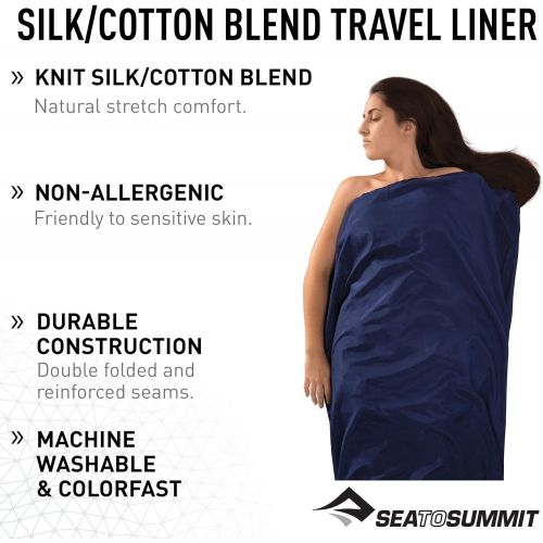  Sea to Summit Premium Blend SilkCotton Standard Travel Liner