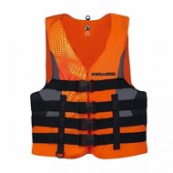 Sea-Doo BRP Mens Nylon Motion PFD Life Vest Jacket (XXX-Large, Orange)