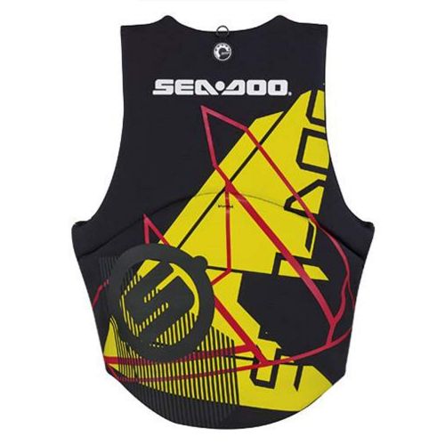  Sea-Doo New Freedom PFD Mens Size XL Life Vest 2858641210 Black/Yellow