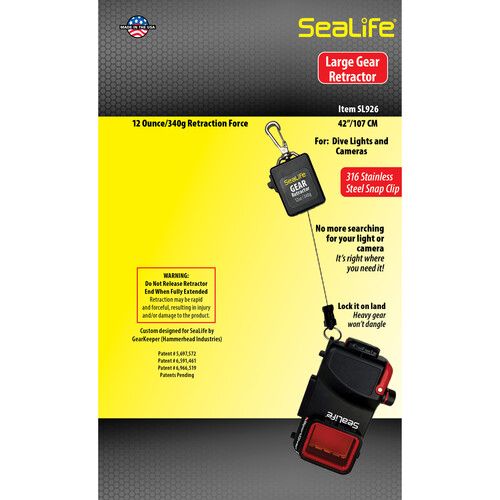  SeaLife Large Underwater Gear Retractor