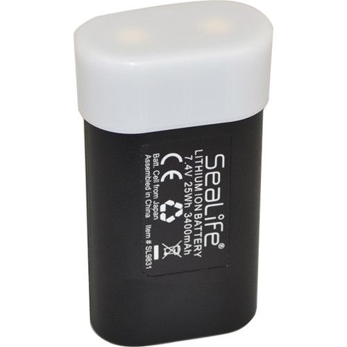  SeaLife SL9831 Rechargeable Lithium-Ion Battery (7.4V, 3400mAh)