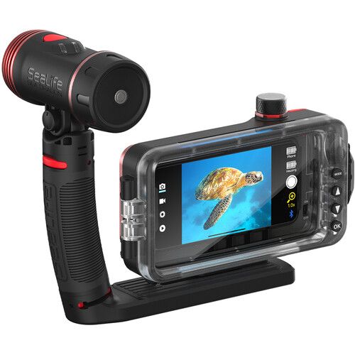  SeaLife SportDiver Pro 2500 Underwater iPhone Housing and Light Tray Bundle