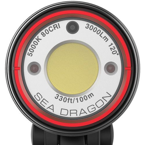  SeaLife Sea Dragon 3000F Auto Photo-Video Dive Light Head