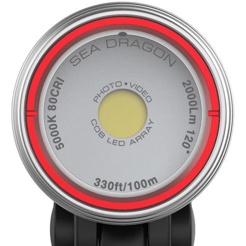  SeaLife Sea Dragon 2000F Photo-Video Dive Light Head